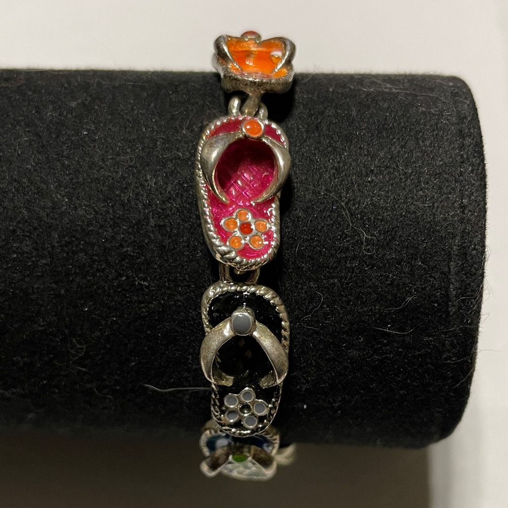 Colorful Flip-Flop Charm Bracelet